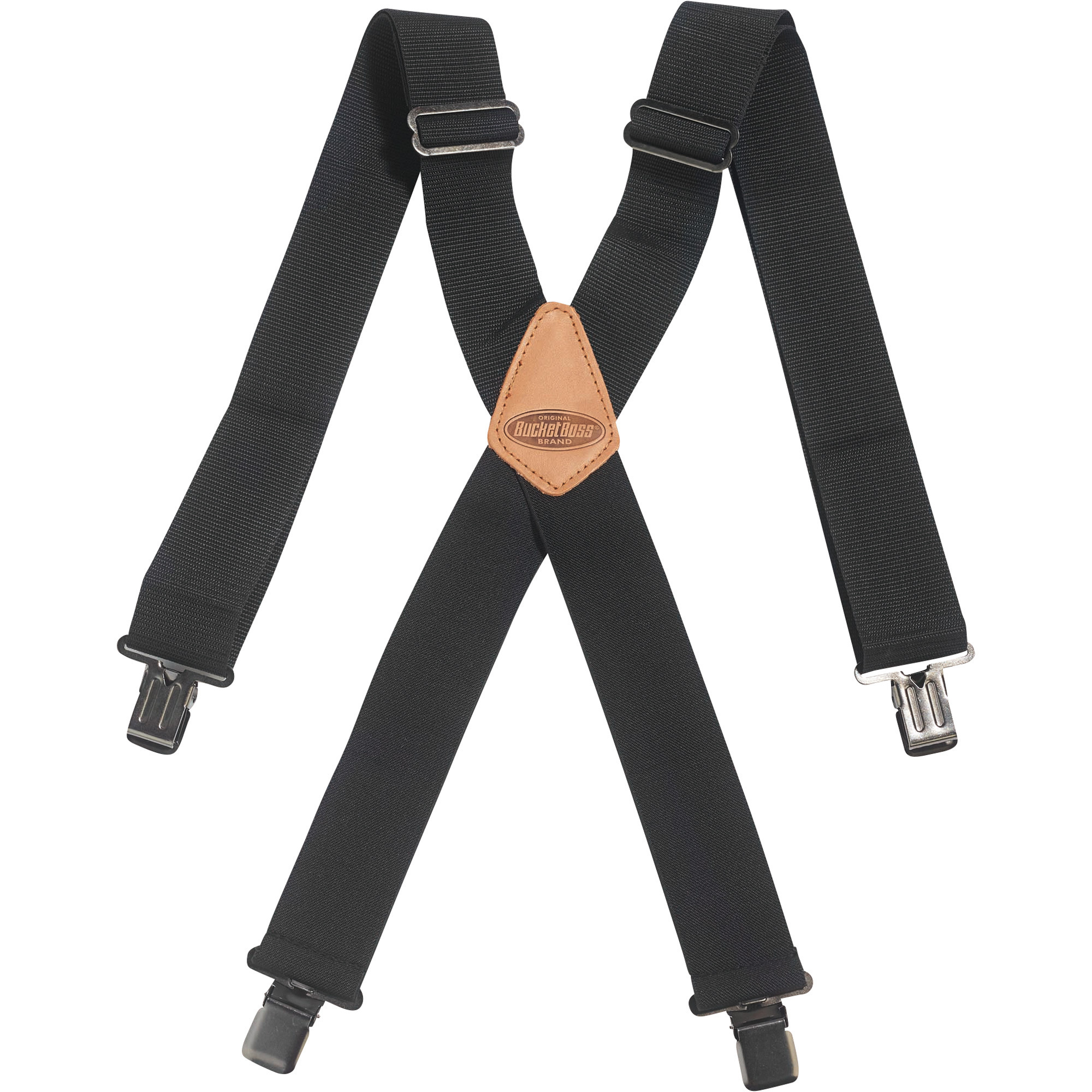 Bucket Boss Black Suspenders, Model# 61120
